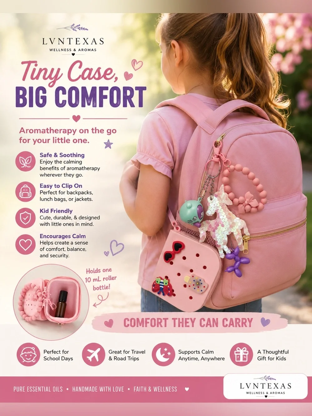 101. NWT Comfort They Can Carry - Young Living Essential Oils Set